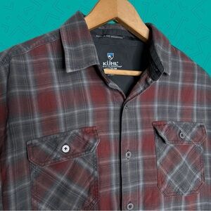 Kuhl Flannel Plaid Button Down Shirt